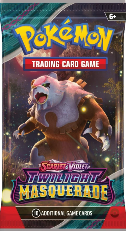 Pokemon Scarlet & Violet Twilight Masquerade: Booster Pack (10 Cards)