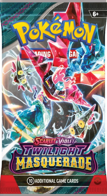 Pokemon Scarlet & Violet Twilight Masquerade: Booster Pack (10 Cards)