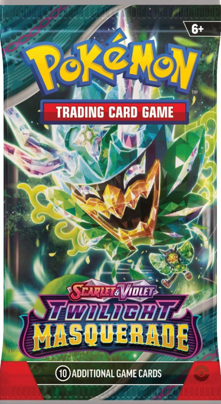 Pokemon Scarlet & Violet Twilight Masquerade: Booster Pack (10 Cards)