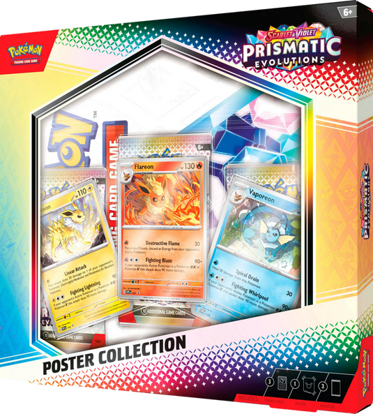 Pokemon Scarlet & Violet Prismatic Evolutions: Poster Collection